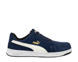 [640020-39] CHAUSSURES SECURITE ICONIC SUEDE NAVY LOW  S1PL ESD (39)