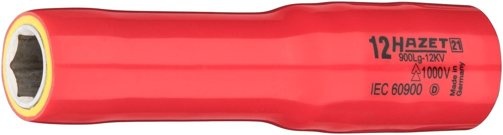 HAZET - Douille ∙ 6 pans ∙ longue ∙ avec isolation de protection