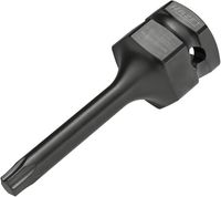 [995S6-T40LG] HAZET - 1/2" ∙ 24 mm Douille à chocs ∙ TORX® intérieur ∙ taille T40 ∙ longue 75 mm