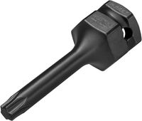 [995S6-T45LG] HAZET - 1/2" ∙ 24 mm Douille à chocs ∙ TORX® intérieur ∙ taille T45 ∙ longue 75 mm