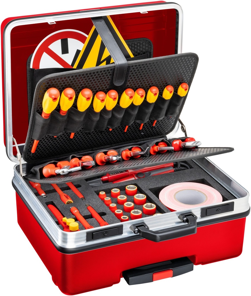 [150/52] HAZET - Jeu d'outils haute tension ∙ avec isolation de protection ∙ 52 pièces