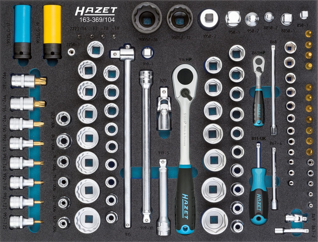 HAZET - Jeu de clés à douilles
