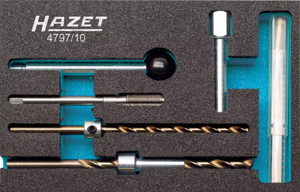 HAZET - Kit de réparation filetage pour la vis de fixation de l'injecteur
