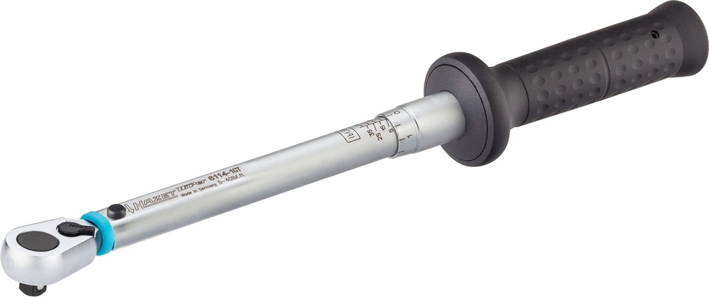 HAZET - Clé dynamométrique ∙ SYSTÈME 6000CT ∙ NORME AMÉRICAINE ∙ précision ± 3 % ∙ 5 – 600 lbf.ft