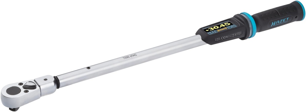 [7292-2STAC] HAZET - Clé dynamométrique à serrage couple et angle ∙ électronique ∙ SmartTAC SYSTÈME 7000 sTAC ∙ 1 – 1000 Nm