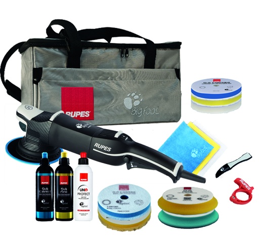 [LHR21V/LUX] LHR21 Mark V - KIT LUX (21mm/150mm) - 2 Polishing foam - 2 wool pad - 2 foam pad - 3 MF pad -3 Compound - 3 Mf cloth - claw pad - cable clamp -BF bag