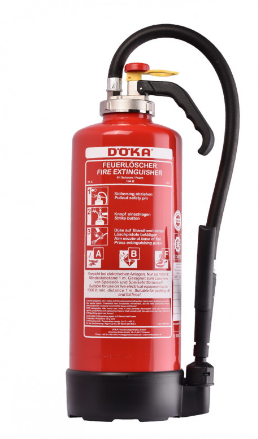 [1275-0500] FETTBRANDLOESCHER / EXTINCTEUR 6KG CLASS ABF Si-BS Bio+ Fettbrandauflade-Feuerlöscher FluorfreiBIO+ für Lithium-Ionen-Akkus geeignet 21A/144B/40F, 6/9LE PRESSION AUXILIAIRE DUREE DE VIE 20 ANS