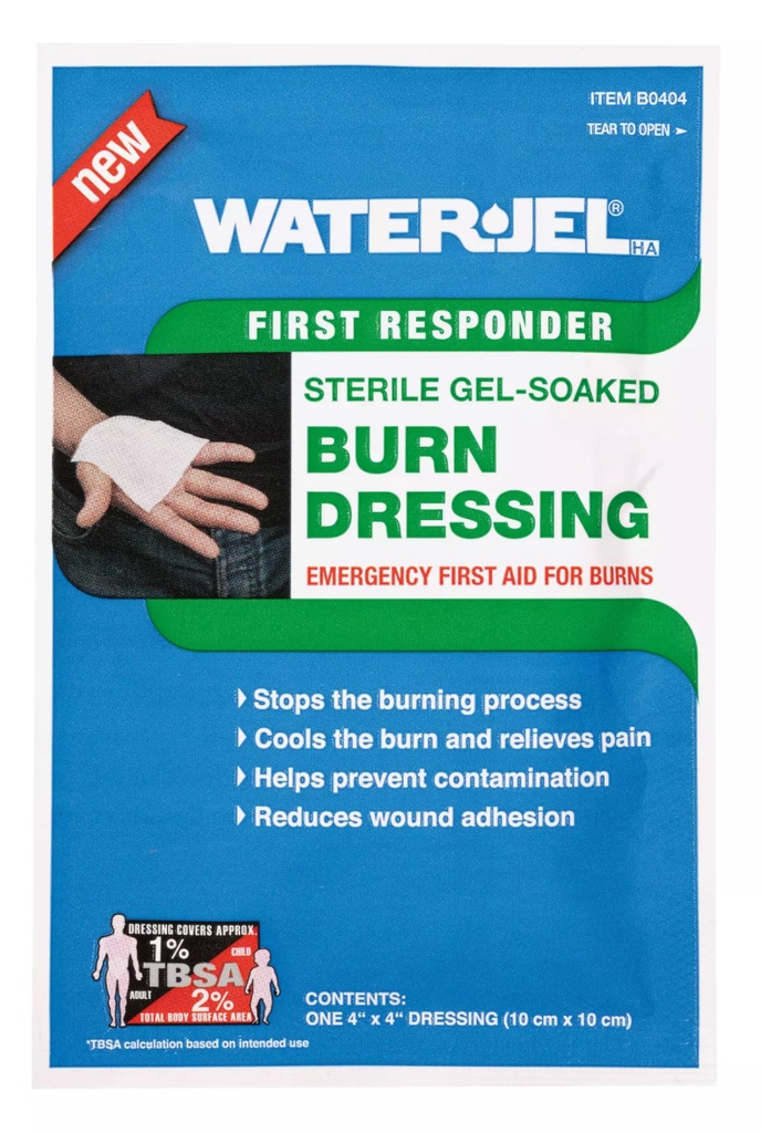 WATERJEL VERBAND EINZELN STERIL 10X10 CM (PIECE)