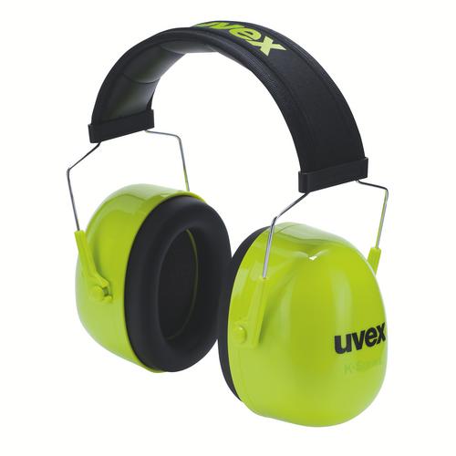 2600.004 - Coquilles antibruit uvex K4 vert SNR 35 dB
