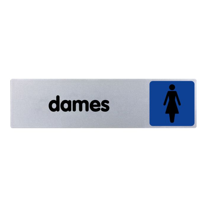 [⚠Déstockage] PANNEAU WC DAMES (TEXTE) COULEUR, PLAQUE PLEXI 170X45 (PIECE)