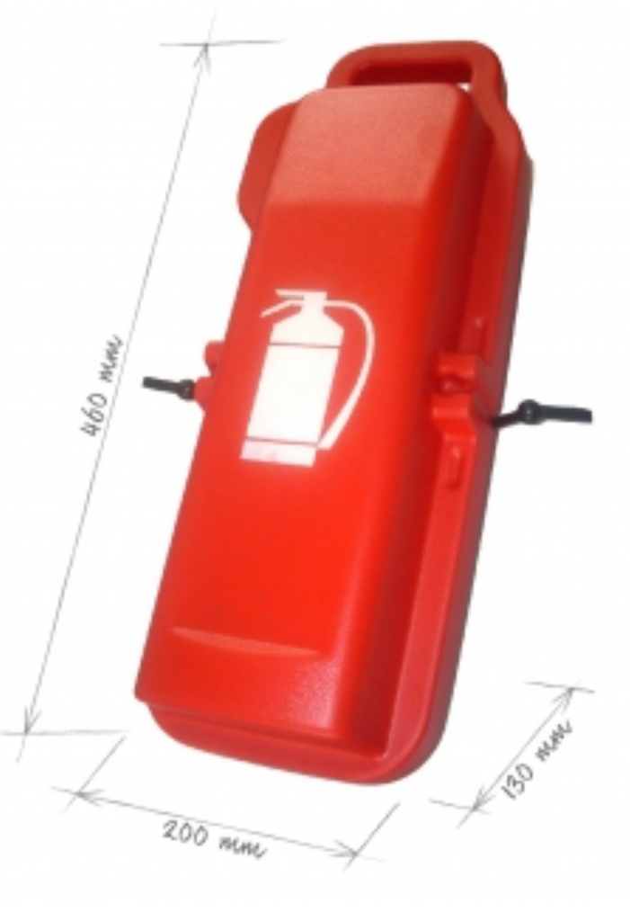 [A015] [⚠Déstockage] SCHUTZKASTEN 2KG FEUERLÖSCHER