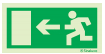 [F0001F30151] PICTO SORTIE DE SECOURS GAUCHE 300X150