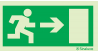 [F0003F30151] PICTO SORTIE DE SECOURS DROITE 300X150