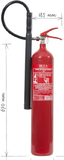 [K5BETA-Z] FEUERLOESCHER/ EXTINCTEUR CLASS B K5 BETA-Z FIRE CE GENORMT, BRANDKLASSEN B 6L RATING: 89B/C
