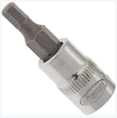 [V2432N] VIGOR - Douille mâle à 6 pans intérieurs ∙ taille 5 mm