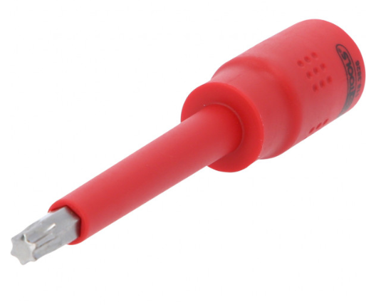 [118.3828] KSTools 118.3828 Douille porte-embout Torx isolée 3/8", T50, 122 mm