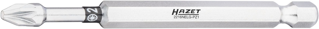 [2216NELG-PZ2] HAZET - Embout-tournevis (bit) ∙ taille PZ2 ∙ longueur : 89 mm