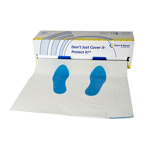 [300141] Tapis de sol antidérapant blanc plastique 55x61cm 500pc