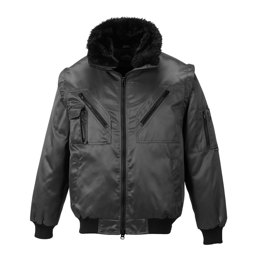 BLOUSON PILOTE NOIR