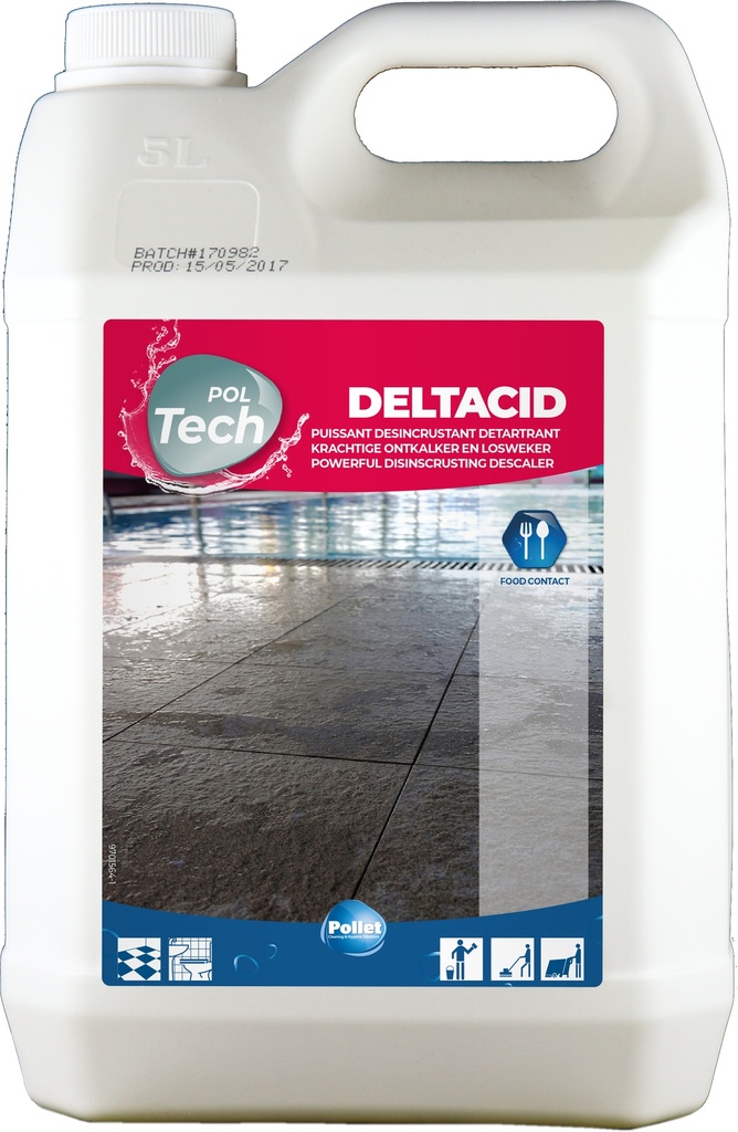 POLTECH DELTACID (2 x 5L) Puissant détartrant à base d'acide Phosphorique