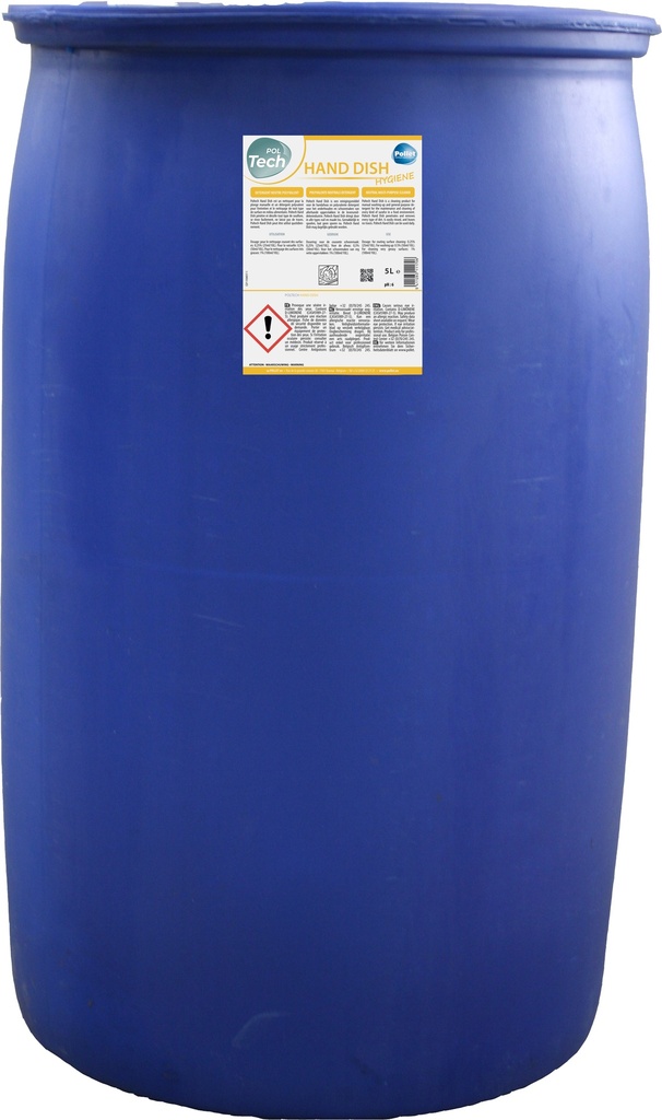 POLTECH HAND DISH (200L) Liquide vaisselle pour plonge manuelle