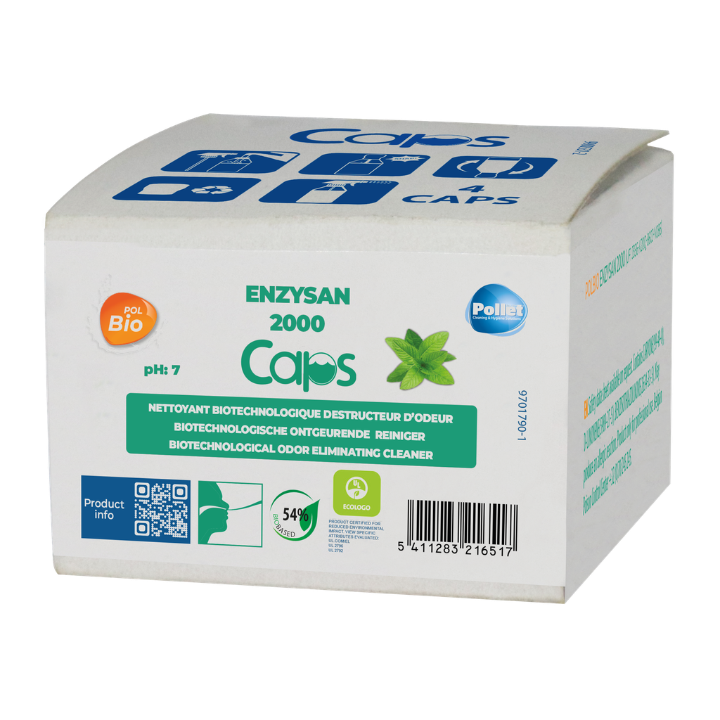 POLBIO ENZYSAN 2000 CAPS (32 x 4) destructeur d'odeur 