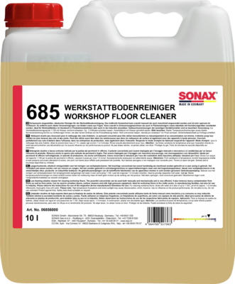 SONAX 06856000 Nettoyant pour sol des ateliers concentré - 10L