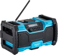 [9580-10] HAZET - Radio DAB · Bluetooth · Hybride 18 volts et 230 volts ∙ L x l x h : 369 mm x 212 mm x 201 mm