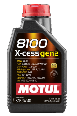 Motul 8100 X-CESS GEN2 5W-40 1L