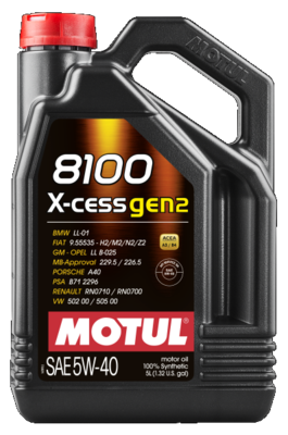 Motul 8100 X-CESS GEN2 5W-40 5L