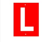  "L" ROUGE - CONDUITE ACCOMPAGNÉE