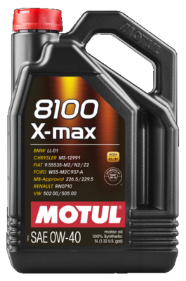 [104533Motul] Motul 8100 X-MAX 0W40 5L