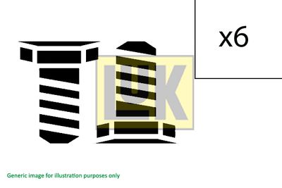 [411015610] [⚠Déstockage] KIT VIS P VOLANT BI-MASSE LUK