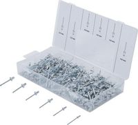 [8058BG] BGS - 8058 - Assortiment de rivets pop aluminium 2,4 - 4,8 mm 400 pièces