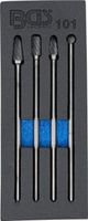 [101BG] BGS - 101 - Jeu de fraises HSS, extra longues 4 pièces
