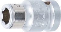 [290BG] BGS - 290 - Adaptateur avec bille de retenue 12,5 mm (1/2") six pans intérieurs 10 mm (3/8")