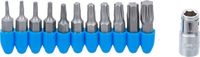[784BG] BGS - 784 - Jeu d’embouts 6,3 mm (1/4") profil T (pour Torx) 11 pièces