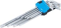 [793BG] BGS - 793 - Jeu de clés allen extra longues Profil T (pour Torx) T10 - T50 9 pièces