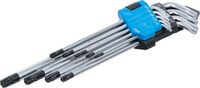 [794BG] BGS - 794 - Jeu de clés allen extra longues Profil T (pour Torx) avec perçage T10 - T50 9 pièces