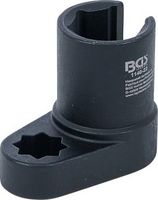 [1140-22BG] BGS - 1140-22 - Douille pour sonde Lambda avec angle 12,5 mm (1/2") double carré 22 mm fente 11 mm