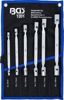 [1201BG] BGS - 1201 - Jeu de clés à œil doubles tête orientable 6 pièces