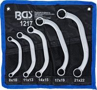 [1217BG] BGS - 1217 - Jeu de clés demi-lune 8 x 10 - 21 x 22 mm 5 pièces