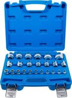 [2246BG] BGS - 2246 - Jeu de douilles, six pans 6,3 mm (1/4"), 12,5 mm (1/2") en pouce 24 pièces