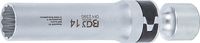 [2390BG] BGS - 2390 - Douille articulée à bougie douze pans avec ressort de retenue 10 mm (3/8") 14 mm