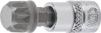 [2507BG] BGS - 2507 - Douille à embouts 6,3 mm (1/4") denture multiple intérieure (pour XZN) M12