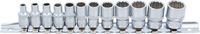 [2755BG] BGS - 2755 - Jeu de Douilles, douze pans 6,3 mm (1/4") en pouces 12 pièces
