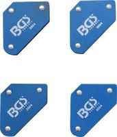 [3004BG] BGS - 3004 - Jeu de supports magnétiques mini 45° - 90° - 135° 4 pièces
