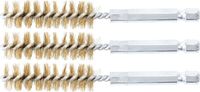[3078-14-MBG] BGS - 3078-14-M - Brosse en laiton 14 mm 6,3 mm (1/4") 3 pièces