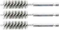 [3078-15-SBG] BGS - 3078-15-S - Brosse en acier 15 mm 6,3 mm (1/4") 3 pièces