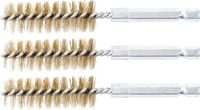 [3078-16-MBG] BGS - 3078-16-M - Brosse en laiton 16 mm 6,3 mm (1/4") 3 pièces